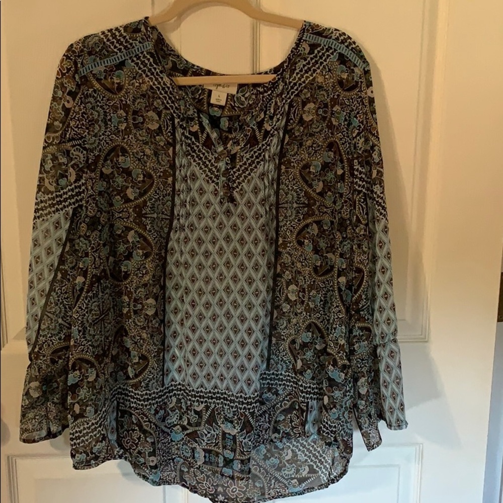 Style and Co Sheer Shirt